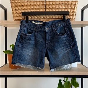 Madewell Dark Blue Jean Shorts